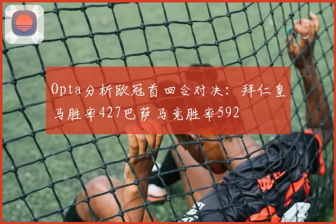 Opta分析欧冠首回合对决：拜仁皇马胜率427巴萨马竞胜率592